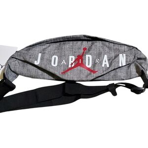 Nike Air Jordan Hip Pack Fanny Belt Bag Waist Crossbody Gray Heather NWT